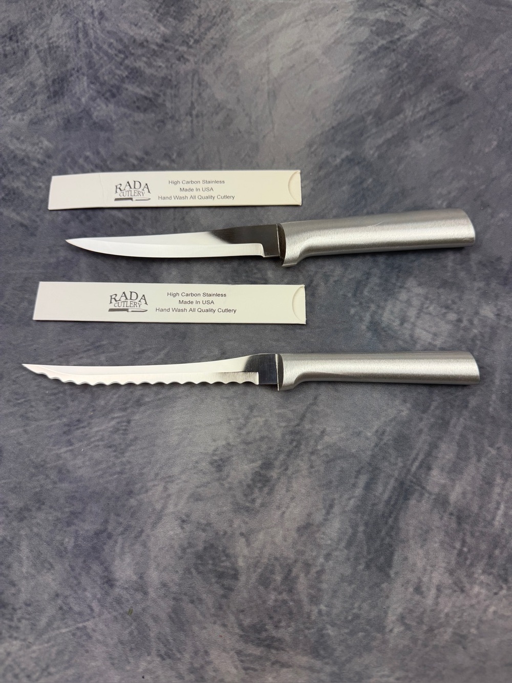 RADA Cutlery Tomato Slicer and Regular Paring knife. New with sleeve.